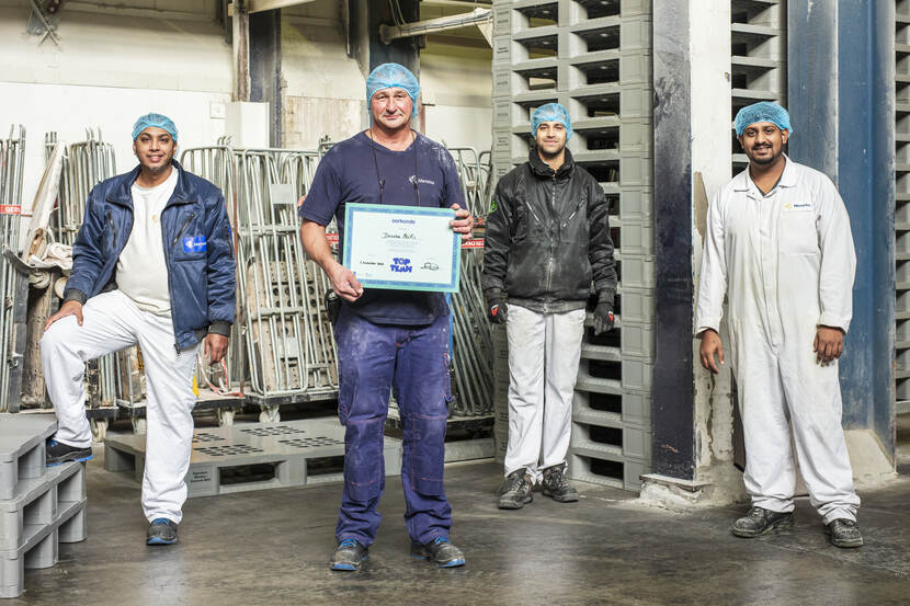 Portret John en collega's
