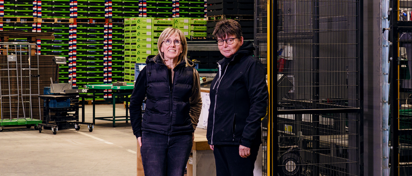 Portret van twee medewerkers van Verdonk Broccoli