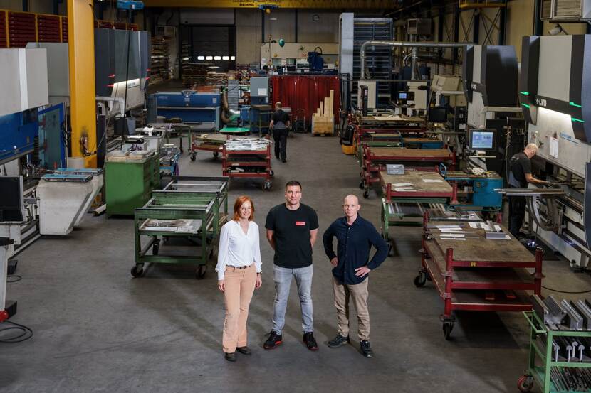 Portret Jeanine Frunt, Harry Kepser en Rob Renirie